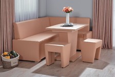 Eckbankgruppe Set Tisch Hocker