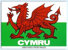 POSTKARTE CYMRU - ROTER DRACHE