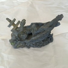 Schönes Schiffswrack versunkenes Schiff Aquarium Deko, gebraucht in Top Zustand