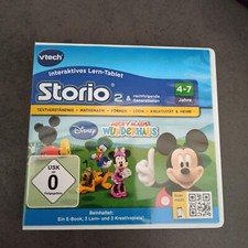 Vtech Storio 2 Spiel Micky maus Wunderhaus Disney Lernspiel 4-7 Jahre 