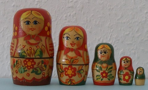 Russische matrjoschka - russische,