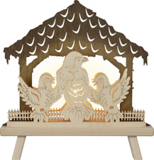 Floor lamp birdhouse led - floor,