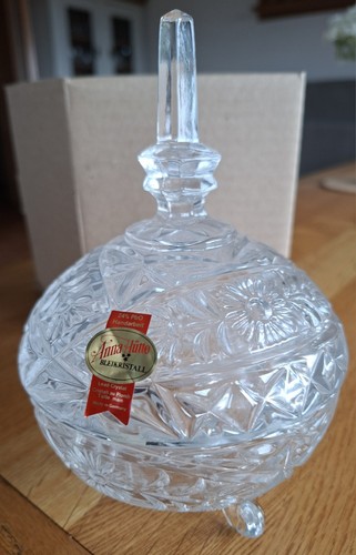 Kristallschale mit deckel - mit,