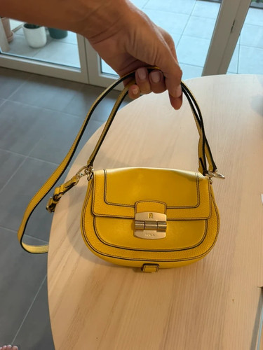 Furla gelbe umhängetasche - furla,