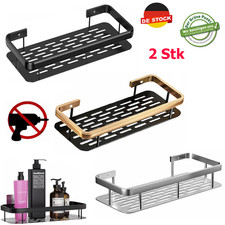 2x Duschregal ohne Bohren Duschablage Badregal Badezimmer Küchenregal Organizer