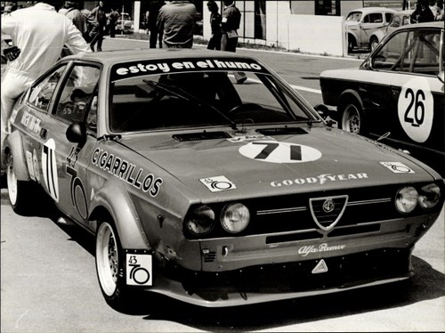 Foto rennwagen alfasud - rennwagen,