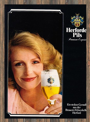 Herforder pils reklame - herforder,