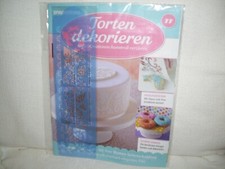 Zeitschrift - "torten dekorieren" - Nr. 11 - Neuwertig - mit Blumenschablone