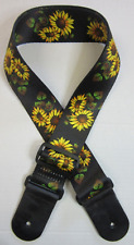 Stagg STE SUNFLOWER Gitarrengurt aus Terylene mit Sonnenblumen Motiv