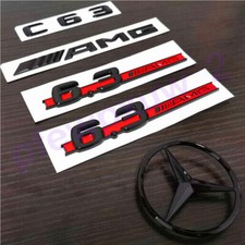 Schwarz Glänz Rear Star W204