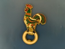 ** Retro Vintage  Alter Flaschenöffner Kapselheber  Hahn  Gockel Bronze   **