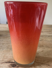 Selten XXL Murano Vase groß schwer Glas Vase MURANO by Flavio Poli H29cm - 3,4kg