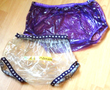 2 Stück PVC Weichfolie  WINDELSLIP  KNÖPFERHOSE WINDELHOSE Erwachsene NEU  XL