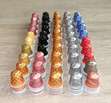 ca. 500 leere saubere Nespresso Kapseln Kaffeekapseln Aluminium versch.  Farben