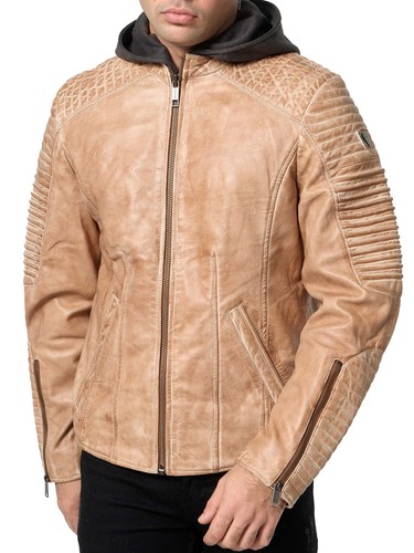 Tazzio lederjacke herren leder - lederjacke,
