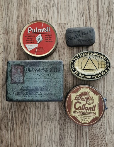 Alte blechdosen sammlung - alte,