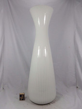 Rare XXL 70´s design HEINRICH & CO relief porcelain floor vase Bodenvase 68 cm !