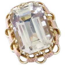 Ring Hellgelber Citrin 585er