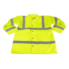 Warnjacke mit Kapuze