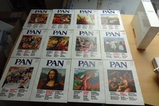 12 PAN Kunstzeitschriften 1/1981-12/1981, 12 Hefte + Schuber   ? 1982 - 1991  ?
