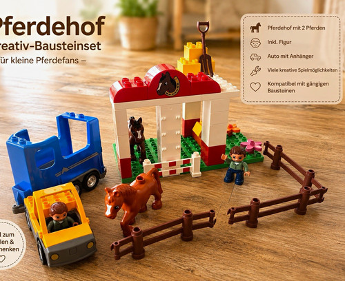 Lego duplo pferdehof 5648 set - lego,