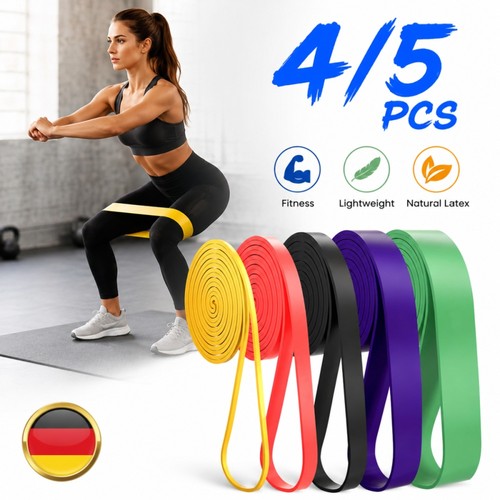 5pcs fitnessbänder - 4/5pcs,