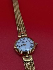 Kienzle Damenarmbanduhr vergoldet Quarz Meshband Vintage 1970er 1980er 