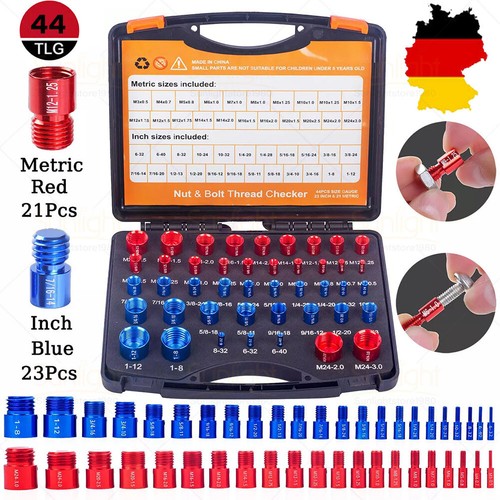 45tlg metrisch zoll gewinde - 45tlg, metrisch+zoll