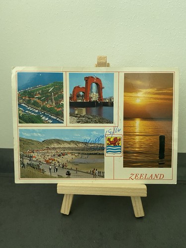 Vintage postkarte zeeland - vintage,
