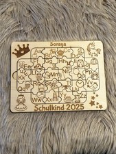 ABC Puzzle Personalisiert