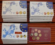 ***  15 Sets Euro PP polierte Platte Kurssätze 2002/2003/2007 ADFGJ Deutschland