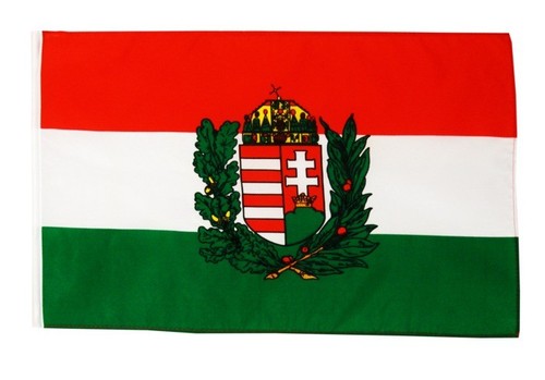 Ungarn mit wappen - mit, banner