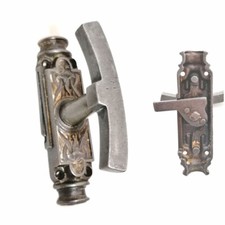 Basküle Fenster Getriebe antik alt Blume Jugendstil Links Einreiber