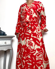 H&M Maxi Shirt Kleid mit