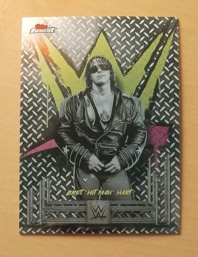 2025 topps finest wwe - finest, bret