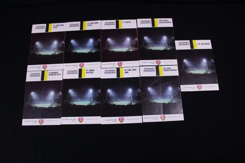 Programmheft dynamo dresden - 9x,