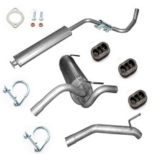 Komplett Auspuff+Anbausatz