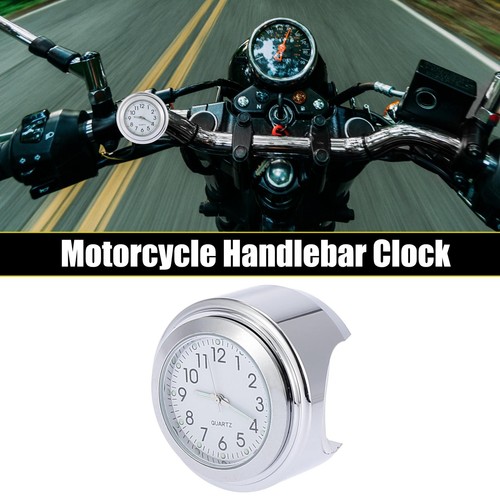 Motorrad lenker uhr set weiß - lenker,