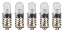 FALLER Modellbau LED für Beleuchtungssockel warmweiß 12-16V AC/DC 5 Stück 180228