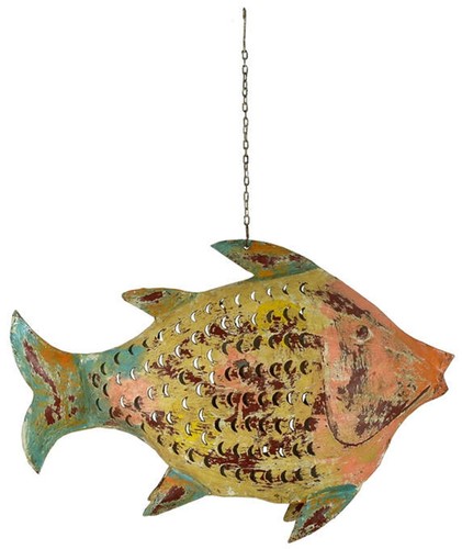 Metallfigur fisch als - fisch,