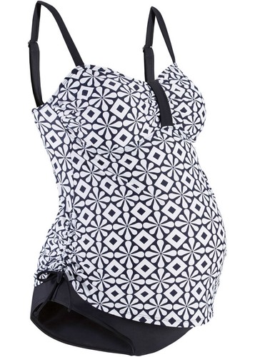 Tankini schwarz damen - schwarz, 38