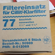 Cillit  Klar-Filtereinsatz 77  - Art.- Nr.: 50989  für 1 1/4 Zoll - 11/2"  90my