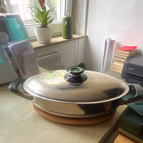 Amc edelstahl bräter - oval, 3,5