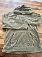 Kinder Kapuzenpulli, olivgrün, ESPRIT, 152/158, Kuschelpulli m. Taschen