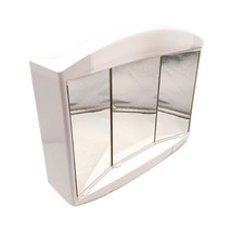 Jokey Spiegelschrank Badmöbel Elda 3 Türig Kunststoff Beleuchtung Modern