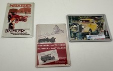 3er Set Vintage Blechschilder