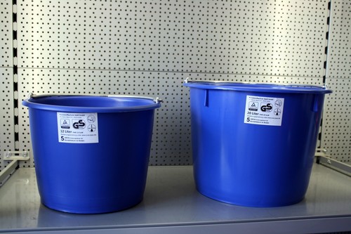 12l 20l baueimer blau - &,