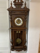 Wiener Regulator Wanduhr Pendeluhr mit 2 Gewichtern Antik