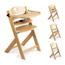 BabyGo Family Pro Hochstuhl Treppensuhl inkl. Essbrett natur TOP