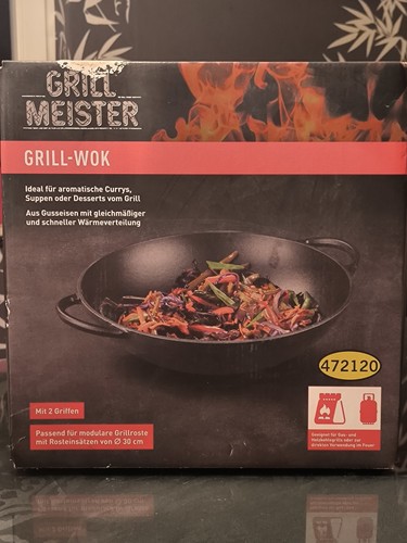 Wok grilleinsatz von grill - grilleinsatz,